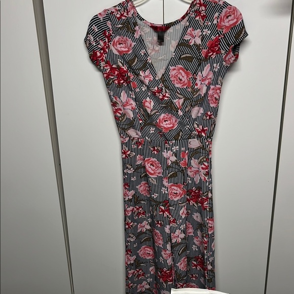 Floral Striped Boho Jumpsuit - Picture 1 of 7